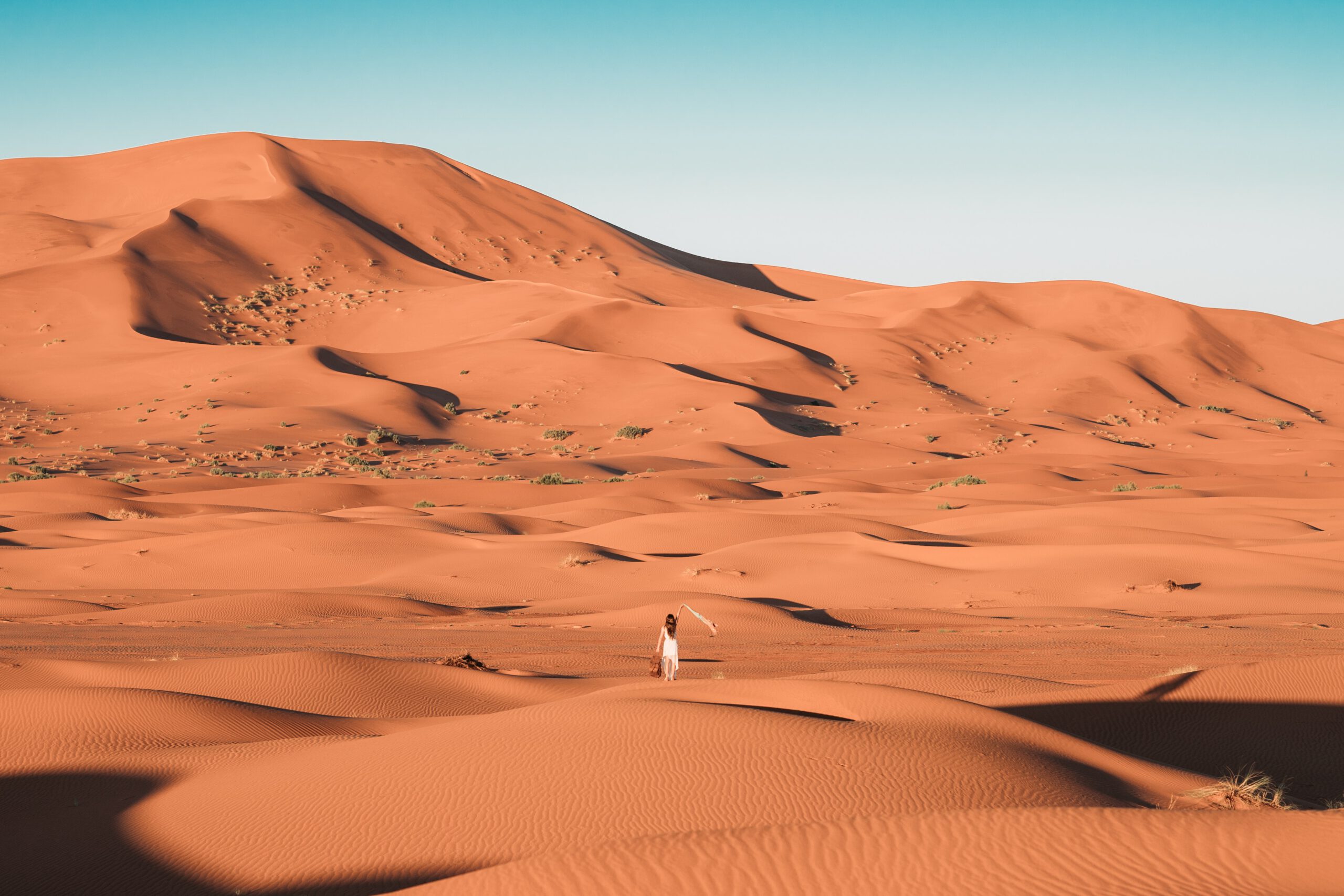 Człowiek na pustyni
